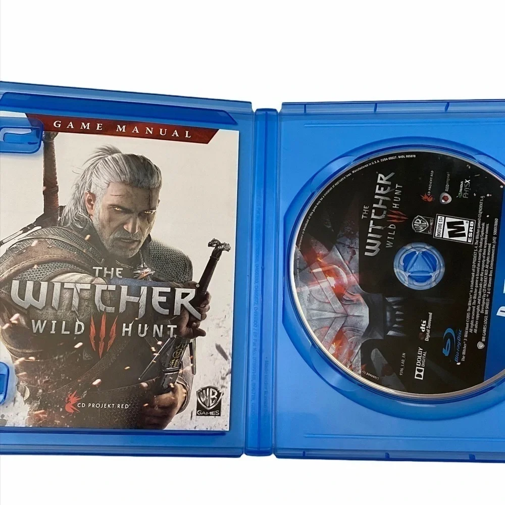 PS4 The Witcher Wild Hunt Mature 17+